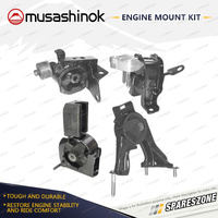 Full Engine Mount Kit for Toyota Corolla ZZE122R 1.8L 4Cyl 1ZZFE 00-07 Manual