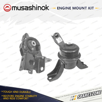 LH + RH Engine Mount Kit for Toyota MR2 ZZW30R 1.8L 4Cyl 1ZZFE 00-06 Manual