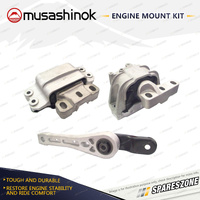 Full Engine Mount Kit for Volkswagen Caddy 2K Golf MK 5 1.6L 1.9L 01-10