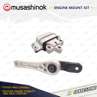 LH + Rear Engine Steady Bar Mount for VW Golf MK 6 GTD 2.0L 4Cyl 10-15 Man DCT