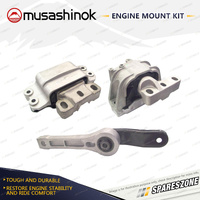 Full Engine Mount Kit for Volkswagen Caddy 2K Golf MK 5 1.4L 1.6L 4Cyl 01-On