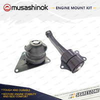 Rear + RH Engine Mount Kit for Volkswagen Polo 6N 1.6L 4Cyl AEE 96-00 Manual