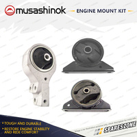 Musashinok Full Engine Mount Kit for Volvo V40 2.0L 4Cyl B4204S2 7/99-5/04 Auto