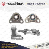 Full Engine Mount Kit for Volvo S60 R 2.5L 5Cyl AWD 03-05 to Ch. No. 459987