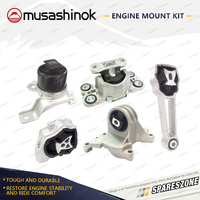 Musashinok Full Engine Mount Kit for Volvo S80 3.2L 6Cyl AWD B6324S 07-09 Auto