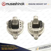 Musashinok Front LH + Front RH Engine Mount Kit for BMW 520D M5 F10 550i GT F07