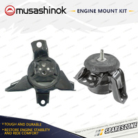 Musashinok LH + RH Engine Mount Kit for Kia Sorento UM 2.4L 3.3L 3.5L FWD 15-20
