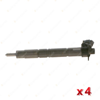 4 x Bosch Common Rail Injectors for Nissan Navara D40 2.5L YD25DDTI I4 16V 08-15