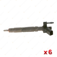 6 x Bosch Common Rail Injectors for BMW 535D F10 X6 E71 3.0L N57D30B I6 10-14