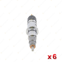 6 x Bosch Common Rail Injectors for Zhong Tong LCK6112G LCK6126HG 6.7L I6 10-13
