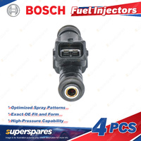 4Pcs Bosch Fuel Injectors for MG MGF RD MG ZR TF Petrol 1.8L 4cyl 1995-2009