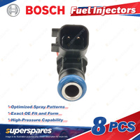 8Pcs Bosch Fuel Injectors for Chevrolet Camaro Petrol 6.2L 298KW 318KW 2009-2019