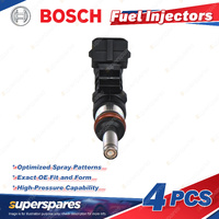 4Pcs Bosch Fuel Injectors for Opel Astra GTC P10 Corsa S07 Petrol 1.6L 2006-2015