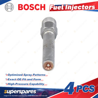 4Pcs Bosch Fuel Injectors for Volvo 240 P242 P244 P245 2.1L 4cyl 90KW 1974-1983