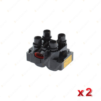 2 x Bosch Ignition Coils for Ford Falcon Fairlane AU1 AU2 AU3 LTD TE50 TL50 TS50