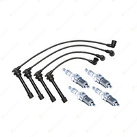 Bosch 4 Spark Plugs+Lead Kit for Hyundai Getz TB BT31A BT51A BU31A BU51A 1.5L I4
