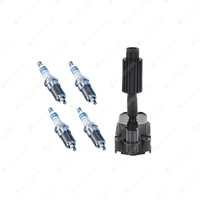 Bosch 4 Spark Plugs+Ignition Coil for Ford Transit VH VJ 2.3L E5FB I4 16V 00-08