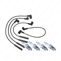 Bosch 4 Spark Plugs+Lead Kit for BMW 318i E30 E36 1.8L I4 8V 85KW 1987-1994