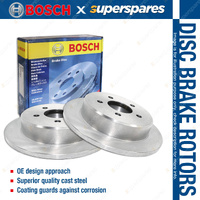 2Pcs Front Bosch Disc Brake Rotors for Audi A1 GBA 30 35 10 TFSI Sportback