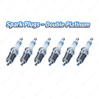 6 x Bosch Double Platinum Spark Plugs for Porsche 911 GT2 RS Coupe Turbo S 997