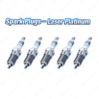 5 x Bosch Laser Platinum Spark Plugs for Ford Focus 04 LS LT 08 LV Mondeo MA MB