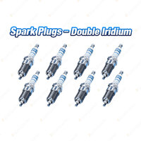 8Pcs Bosch Double Iridium Spark Plugs for Mercedes Benz E500 211 E55 210 8Cyl