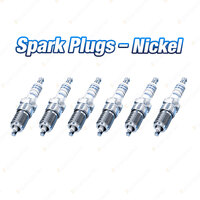 6 x Bosch Nickel Spark Plugs for Holden Crewman Monaro Statesman VY V2 WH WK