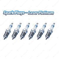 6 x Bosch Laser Platinum Spark Plugs for Mazda MPV LW 6Cyl 2.5L 06/1999-on