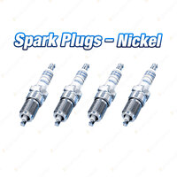 4 x Bosch Nickel Spark Plugs for Ford Courier Econovan JG JH Laser KC KA KB