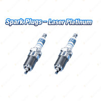 2 x Bosch Laser Platinum Spark Plugs for Honda Acty 0.6L EH 2Cyl Petrol 85-86