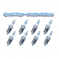 8Pcs Bosch Double Platinum Spark Plugs for Mercedes Benz S450 221 S500 SL500 230