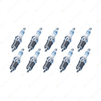 10 x Bosch Iridium Spark Plugs for Audi S6 C6 4F S8 D3 4E 5.2L BXA BSM V10 40v