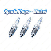 3 x Bosch Nickel Spark Plugs for Renault Captur ZEN J87 0.9L H4B.400 I3 17-19