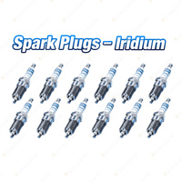 12 x Bosch Iridium Spark Plugs for Audi A8 4E2 4E8 6.0L BHT Sedan 331kW 05-10
