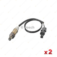 2 x Bosch O2 Oxygen Lambda Sensors for Toyota Lexcen T4 VS 3.8L Sedan Wagon