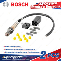 2Pcs Bosch O2 Oxygen Sensors for Toyota Landcruiser GRJ150R Harrier ACU10 ACU15