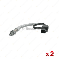 2 x Bosch O2 Oxygen Lambda Sensors for Audi A4 B8 Q5 8R 2.0L 2008 - 2012