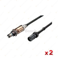 2 x Bosch Oxygen Sensors for Mitsubishi Pajero V21 Lancer LJ CC CE CA2A CK5E