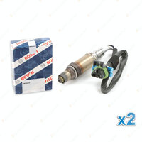 2 x Bosch Pre-Cat O2 Lambda Sensors for Chevrolet Camaro Silverado 2500 Suburban