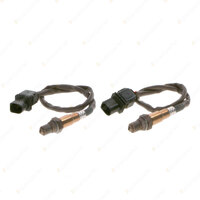 2 x Bosch Pre-Cat O2 Lambda Sensors for Benz SL500 SL63 AMG R231 4.7L 5.4L