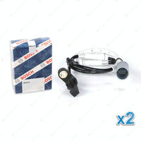 2x Bosch Front Wheel Speed Sensors for BMW 120 123 130 135 320 323 325 330 335