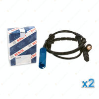 2 x Bosch Rear Wheel Speed Sensors for BMW 520I 523I 525I 528I 530I 535I 540I M5