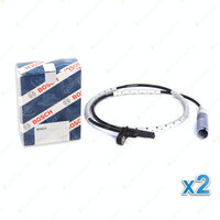 2 x Bosch Rear Wheel Speed Sensors for BMW 123D 130I 135I 320 325I 330D 330I 335