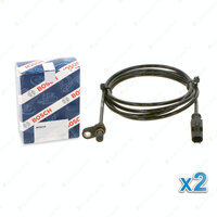 2 x Bosch Front Wheel Speed Sensors for Mercedes Benz Sprinter 3.5-T 318CDI 3.0L