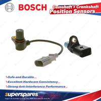 2Pcs Bosch Cam & Crankshaft Position Sensors for VW Golf Eos Passat Scirocco
