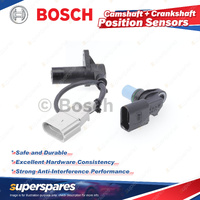 2Pcs Bosch Cam & Crankshaft Position Sensors for Volkswagen Touareg 7LA 7L6 7L7