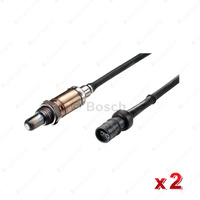 2 x Bosch Oxygen Lambda Sensors Pre-Cat for Volkswagen Touareg 7L 4.9L AYH V10