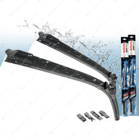 Bosch Front Passenger + Driver Aerotwin Plus Wiper Blades for Peugeot 208 1.6L