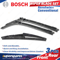 1 x Bosch Aerotwin Retrofit Wiper Blade Set for Suzuki Escudo Grand Vitara JT