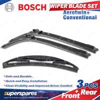 1 x Bosch Aerotwin Retrofit Wiper Blade Set for Subaru Forester SG 6/2003-5/2005